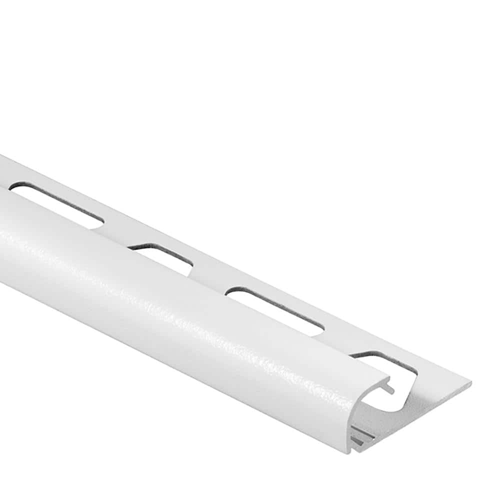 Rondec Matte White 1/4 in. x 8 ft. 2-1/2 in. Color-Coated Aluminum Bullnose Tile Edging Trim price history on PriceWatchPro