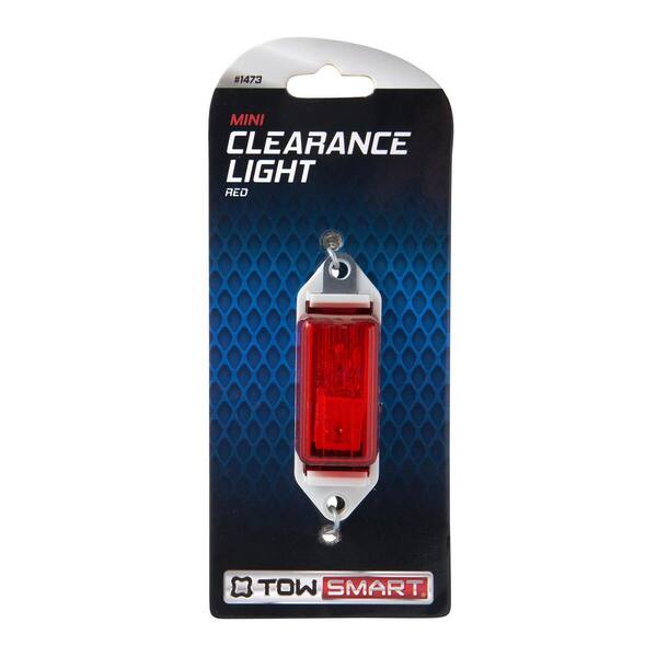 TowSmart Mini Rectangular Red Clearance Trailer Light 1473 - The
