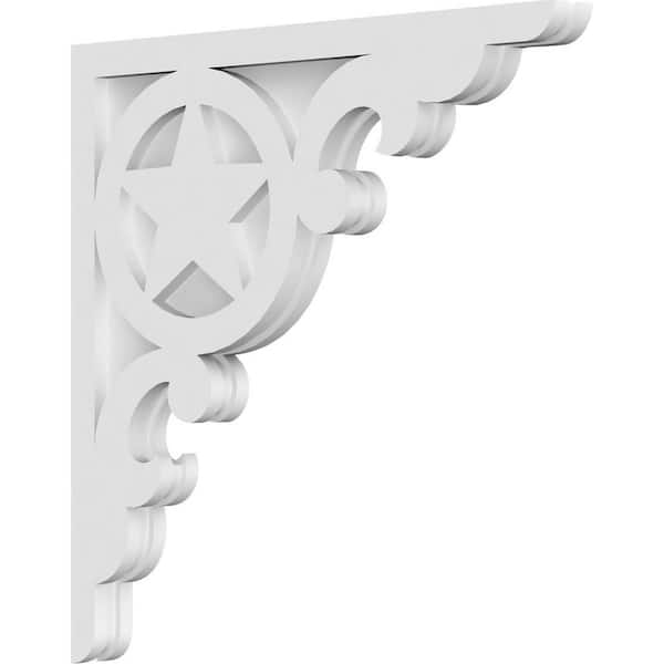 Ekena Millwork Austin 1.5 in. W x 22 in. H x 22 in. D Signature Urethane Polyurethane Corbel