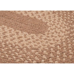 Portland Taupe 2 ft. x 6 ft. Braided Runner Rug