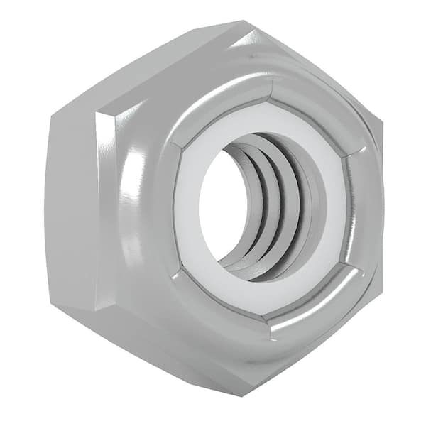 1/4 in.-20 tpi Zinc Hex Nut (100-Pack)