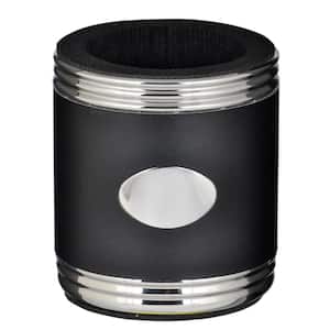 Taza Black and Stainless Steel Can Holder