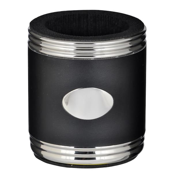 Visol Taza Black and Stainless Steel Can Holder