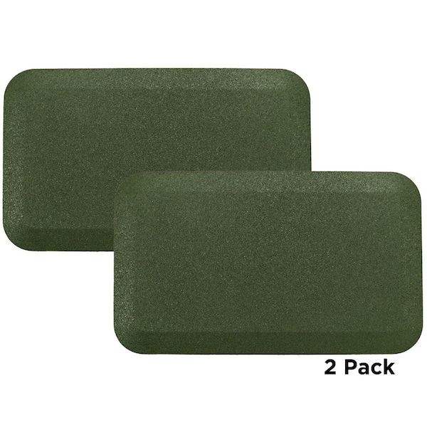 40" x 24" Green Playground Mat-2 pack