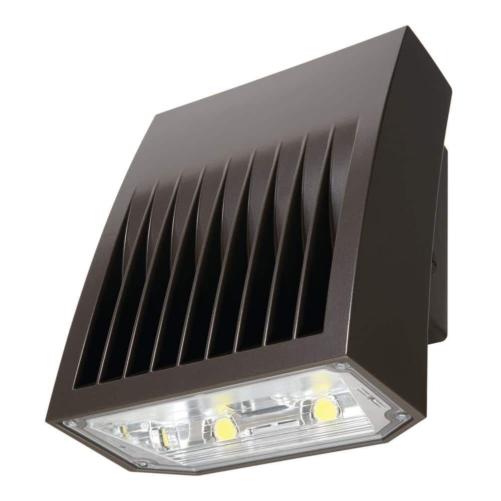 Crosstour Carbon Bronze Outdoor Integrated LED Wall Pack and Area Security Light at 6129 Lumens with Full Cutoff Lens price history on PriceWatchPro
