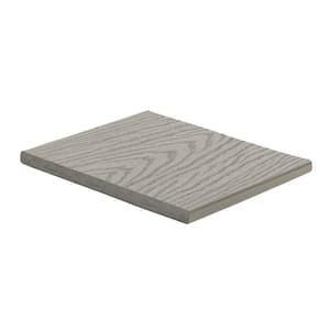 Select 1 in. x 12 in. x 12 ft. Pebble Grey Capped Fascia Composite Decking Board