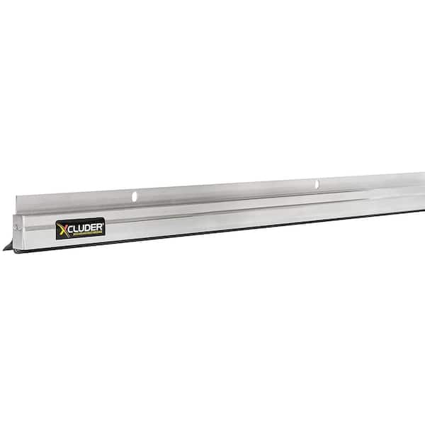 Xcluder 48 in. Low-Profile Door Sweep, Aluminum - Seals out Rodents and Pests, Enhanced Weather Sealing