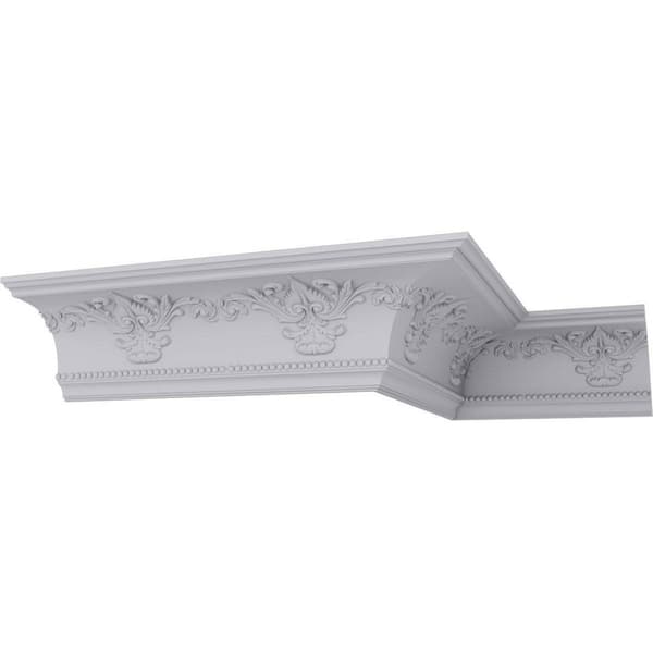 SAMPLE - 10 in. x 12 in. x 9-1/2 in. Polyurethane Sydney Crown Moulding