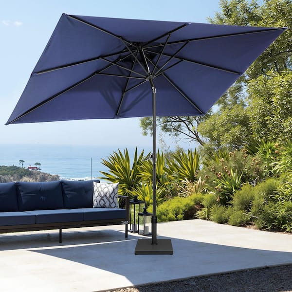 10 x 12 offset patio umbrella FIM Flexy Aluminum 10' x 12' Rectangular Offset Patio Umbrella