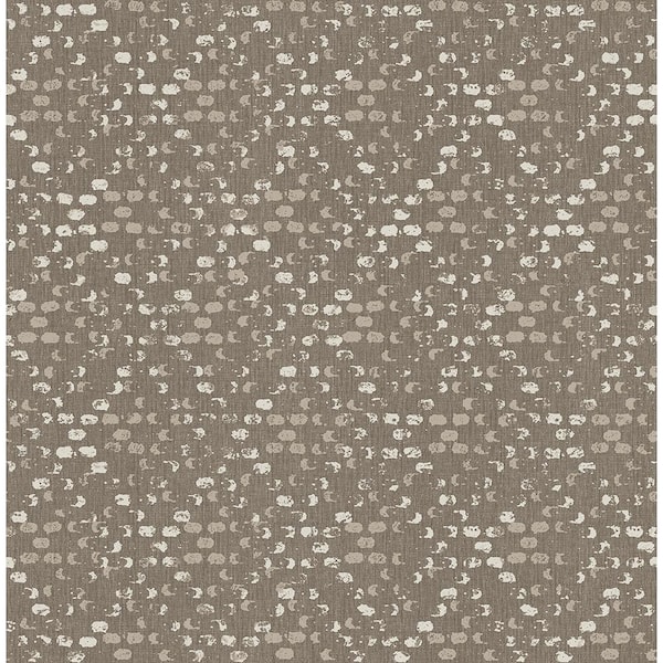 A-Street Prints Blissful Brown Harlequin Strippable Roll (Covers 56.4 sq. ft.)