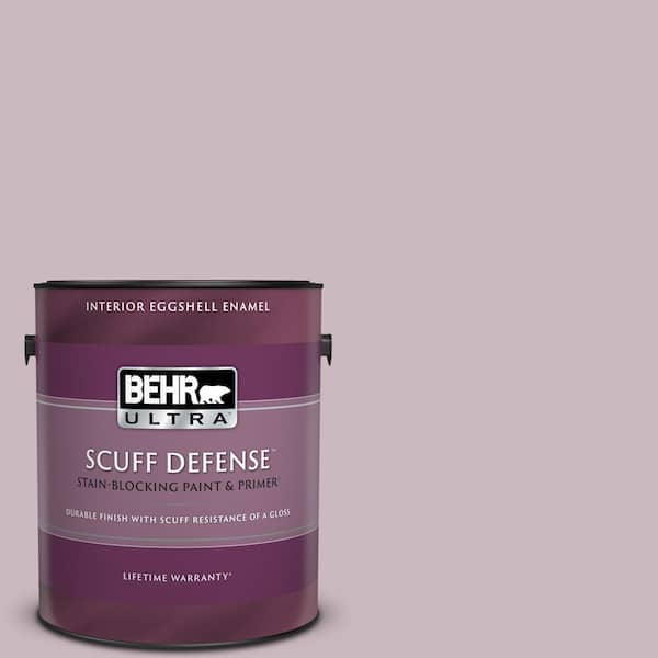BEHR ULTRA 1 gal. #690E-3 Iris Pink Extra Durable Eggshell Enamel Interior Paint & Primer