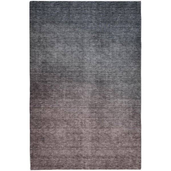Dream Shag Premium Machine Washable Abstract ADS587 Gray 9 ft. x 12 ft. Area Rug