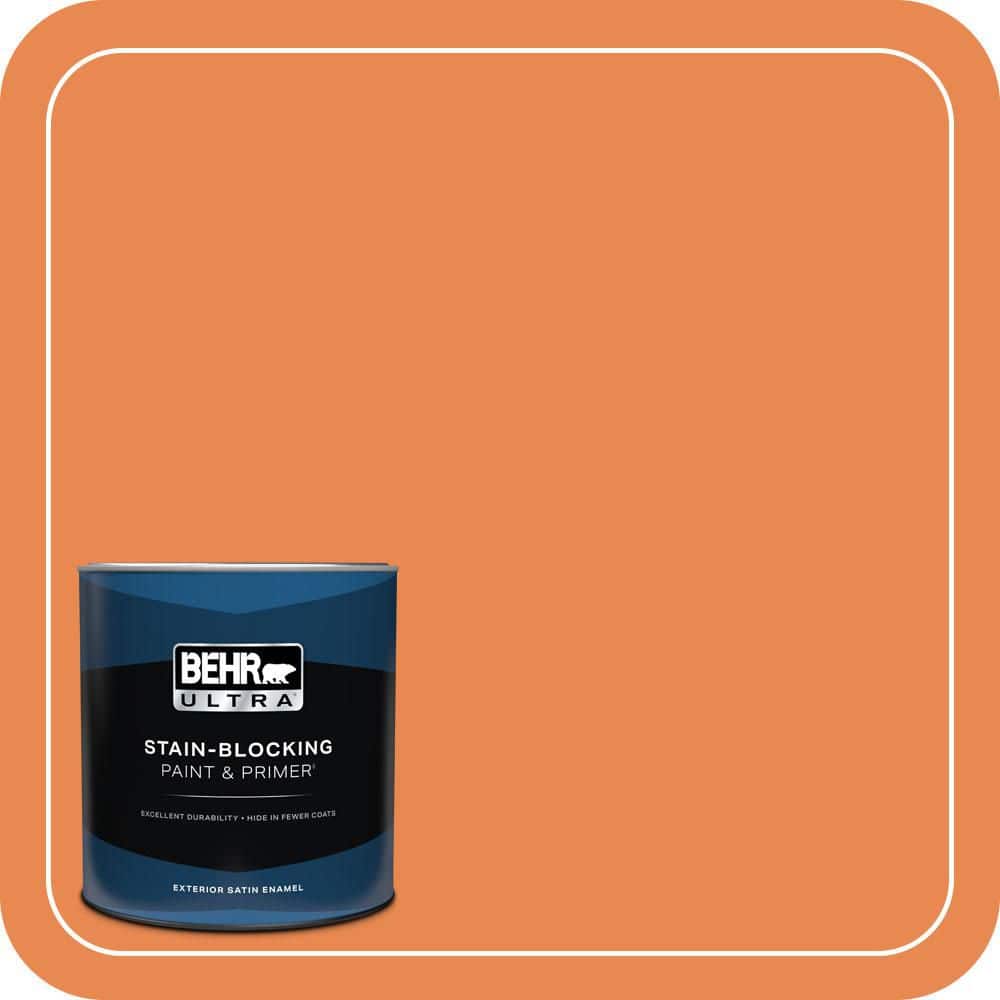1 qt. #P210-6 Mandarin Satin Enamel Exterior Paint & Primer price history on PriceWatchPro