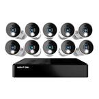 BTD2 Series 16-Channel 1080p Wired DVR Security System with 1 TB Hard Drive and (10) 1080p Spotlight Audio Cameras