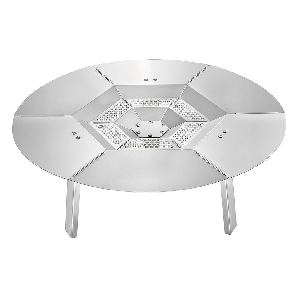 VEVOR Fire Pit Heat Deflector, 25 in. Bonfire Round, 304 Stainless ...