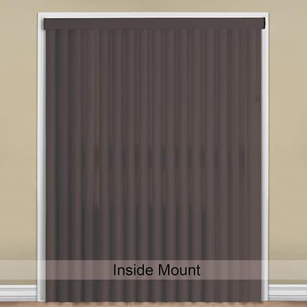 VERTICAL WINDOW BLINDS PVC Sliding Glass Doors Patio Privacy Blackout 78X84 inch 