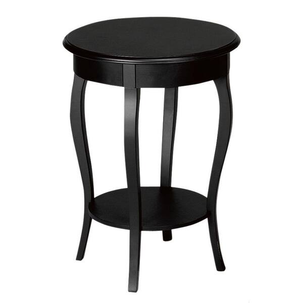 Home Decorators Collection 18 in. W Hamilton Black Accent Table