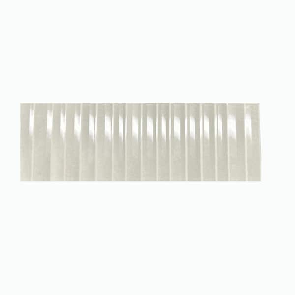 Colorido Ceramic Subway 4"x 12"x 8mm Wall Tile Case - Snow (33 PCS/10.76 Sq. Ft.)