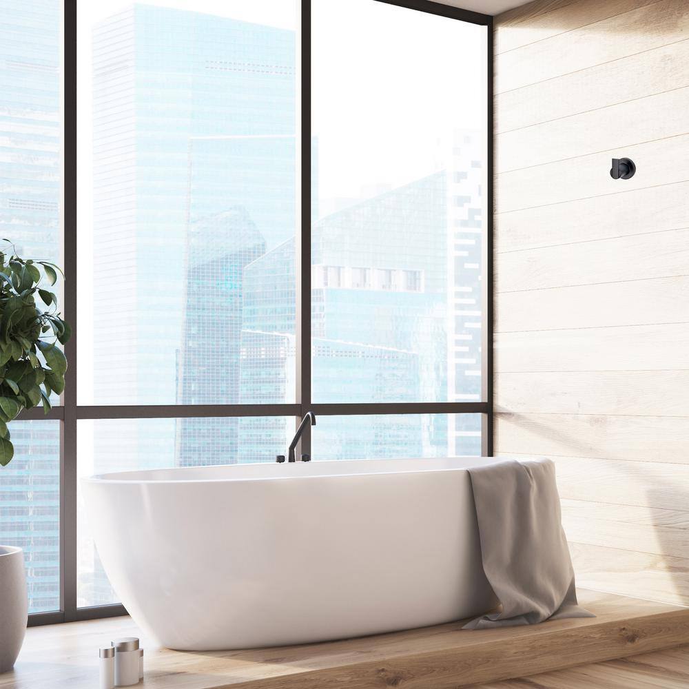 Eastport Matte Black Aluminum Robe Hook
