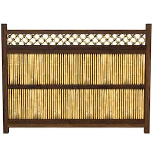 47 in. Bamboo Garden Fence