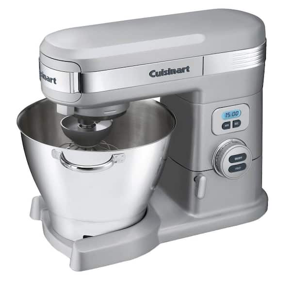 Cuisinart 5.5 Qt. 12-Speed Brushed Chrome Stand Mixer with Attachments
