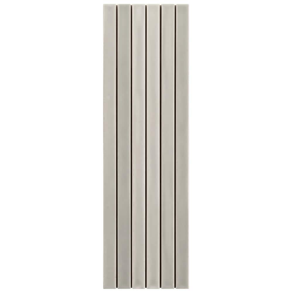 Vistaio Chameleon Gray 3 in. x 0.35 in. Glossy Ceramic Mosaic Wall Tile Sample price history on PriceWatchPro
