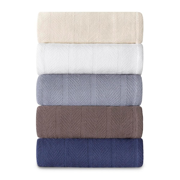 Fog Linen Herringbone Washcloth – Mountain Standard Time