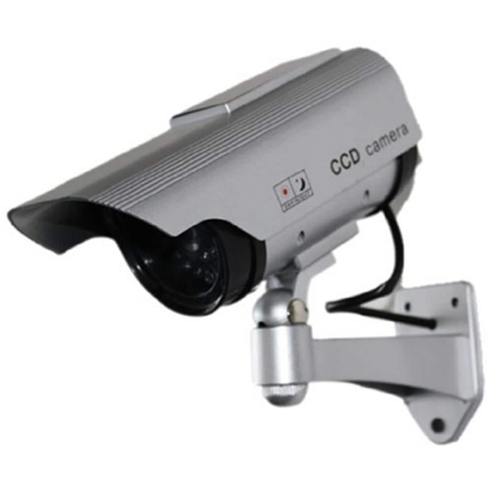 1-4x Solar Powered Fake Dummy Camera CCTV Home Office Camera System Surveillance 