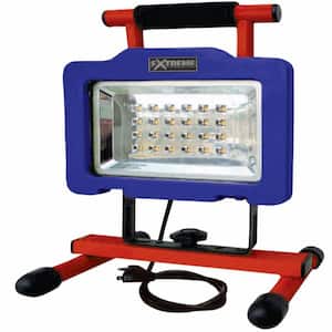  The Home Fusion Company 500w Portable Halogen Lamp Work Garden  Site Weatherproof Light Flood with Stand : Tools & Home Improvement