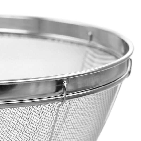 MARTHA STEWART Stainless Steel 2-Piece Strainer Set