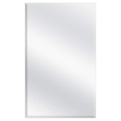 16 in. W x 26 in. H Frameless Recessed or Surface-Mount Bathroom Medicine Cabinet (2)