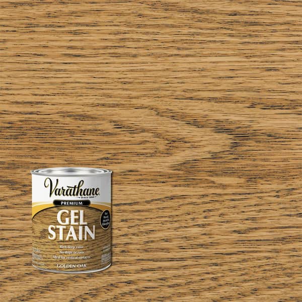 Varathane 1 Qt. American Walnut Semi-Transparent Gel Interior Wood Stain (Case of 2)
