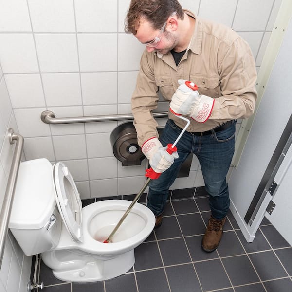3ft Flexible Toilet Snake Auger Unclog Plumbing Drain Kink-resistant  Hand-Crank