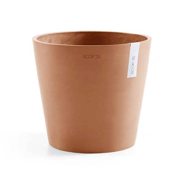 O ECOPOTS BY TPC Amsterdam 16 in. Terracota Premium Sustainable Planter