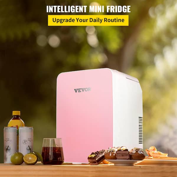 VEVOR 0.35 cu. ft. Mini Fridge in Pink Lightweight Compact Refrigerator  without Freezer Bedroom Car Boat Dorm Skincare MNBXJCX10LDP00001V1 - The  Home Depot