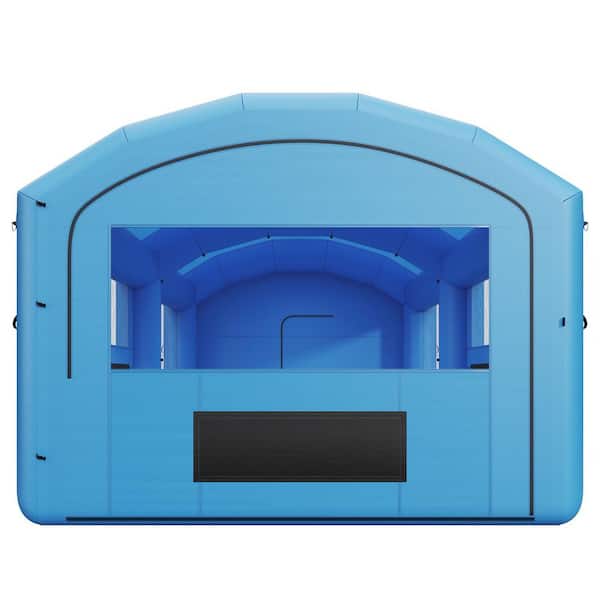 Inflatable Paint Booth, 21 ft. x 13.5 ft. x 9.8 ft. Inflatable Spray Booth, with 1100-Watt Powerful Blower