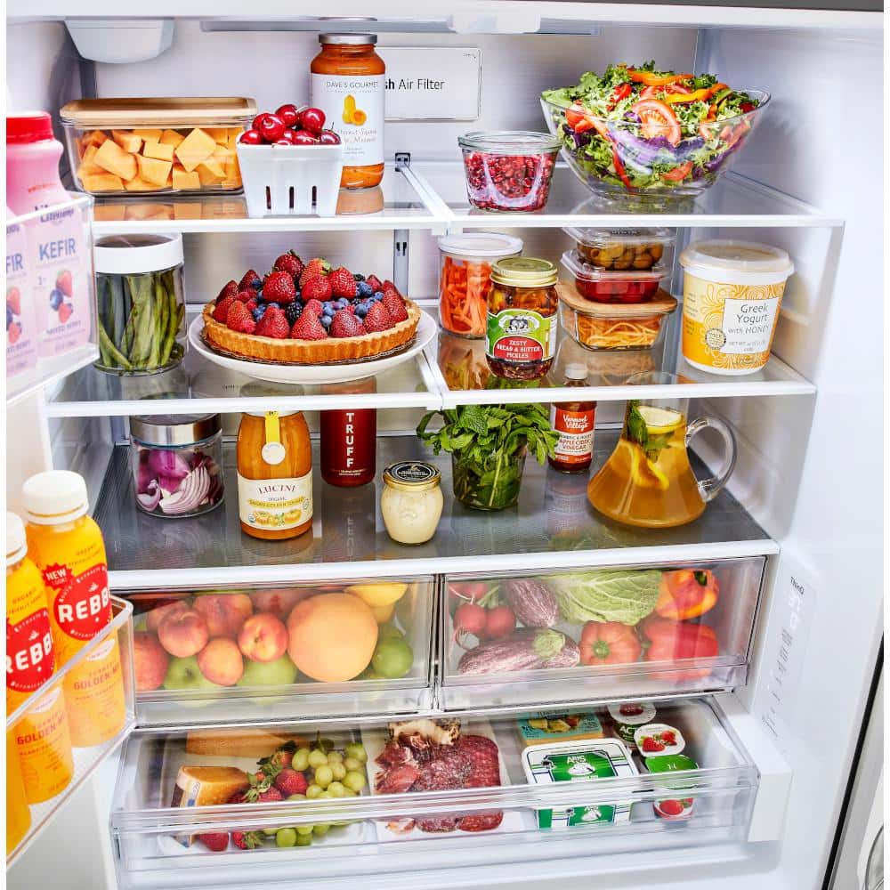 27 Cu. Ft. Stainless Steel Smart French Door Refrigerator with Ice Maker