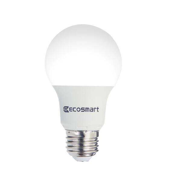 40-Watt Equivalent A19 Non-Dimmable CEC LED Light Bulb Soft White 