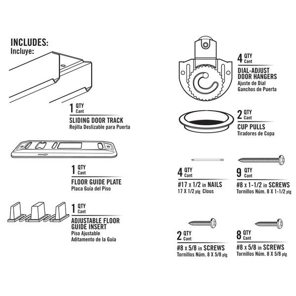 Paulin Decorative Sliding Door Hardware Instructions Shelly Lighting