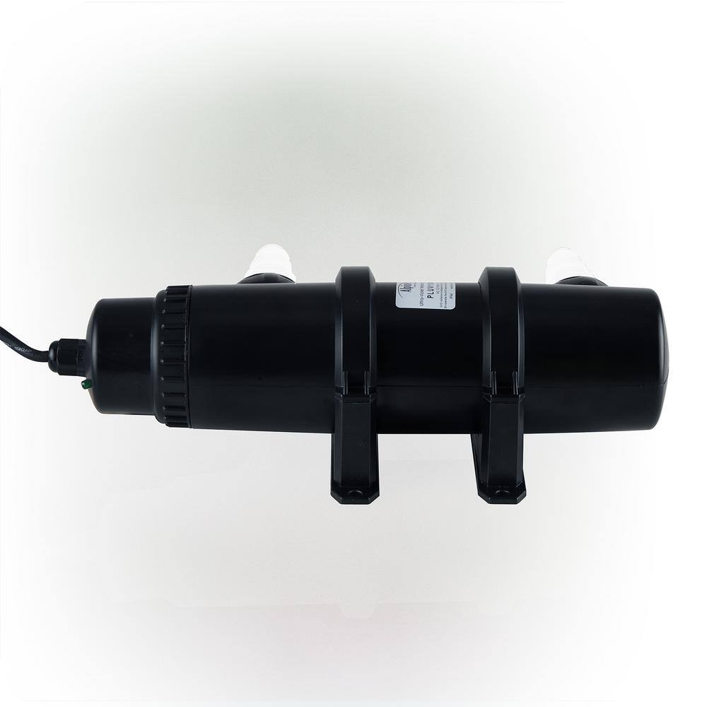 9-Watt Black UV Clarifier for Outdoor Water Features