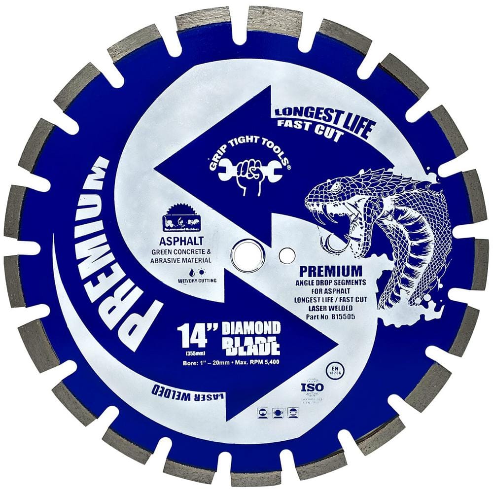 Concord Blades LHS140C15SP 14 Inch General Purpose High Speed Laser Welded Diamond Blade with Turbo Segments
