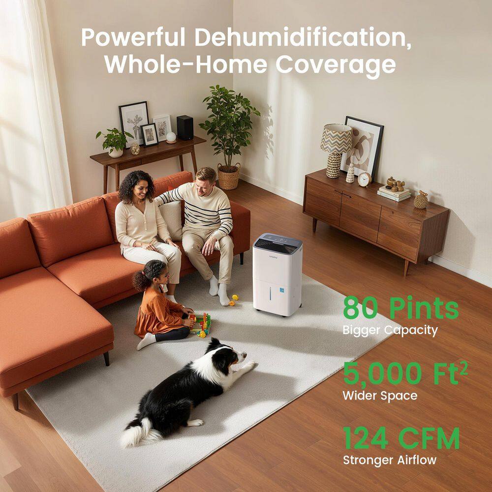 Energy Star Dehumidifier 5000sq ft - rated 4.6138 stars from 246 reviews