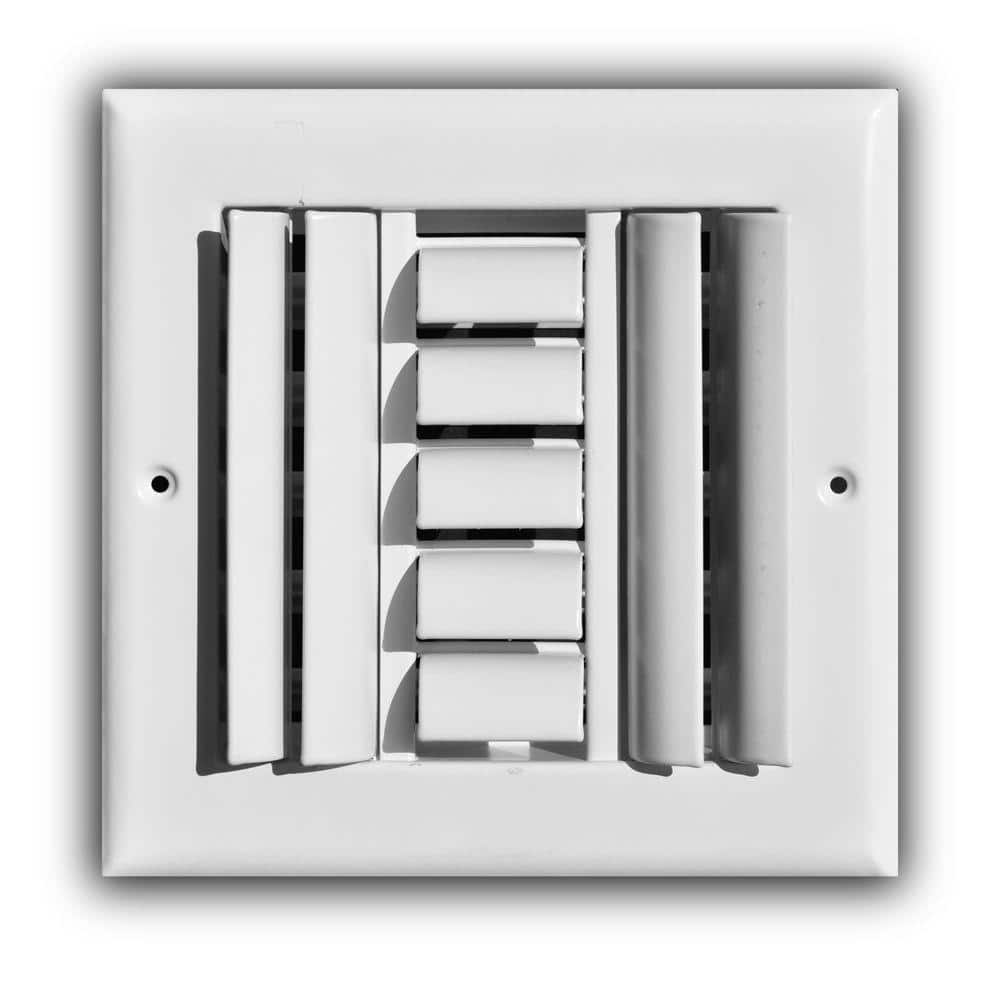 6 in. x 6 in. 3-Way Adjustable Curved Blade Wall/Ceiling Register price history on PriceWatchPro