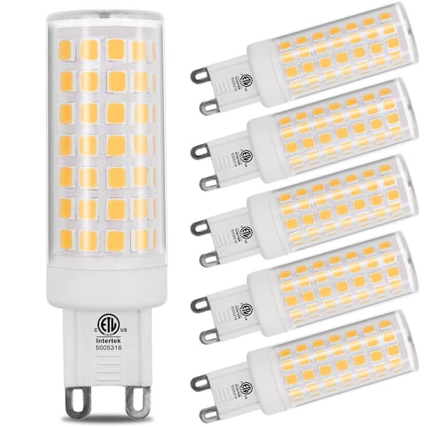 privat Kano indsats ARTIVA 3000K 40-Watt Equivalent G9 Dimmable LED Light Bulb (Set of 6) LED-G9-5TDM-30-6  - The Home Depot