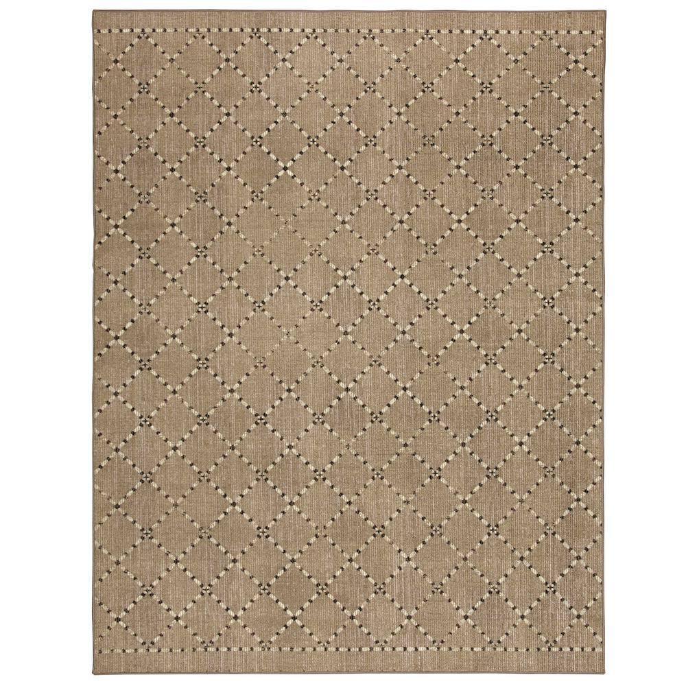 Mohawk Home Daario Tan 5 Ft X 8 Ft Tribal Area Rug The Home Depot