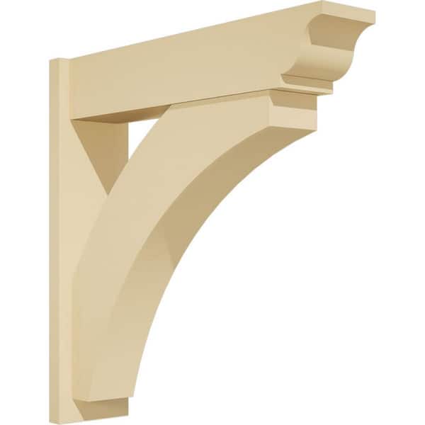 Ekena Millwork Thorton 7 in. W x 30 in. H x 30 in. D Signature Urethane Polyurethane Outlooker with Traditional Ends