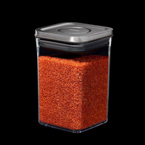 OXO Good Grips POP Container - Airtight Food Storage - Small Square Short  1.1 Qt Ideal for 1 lb of brown sugar or confectioner's sugar