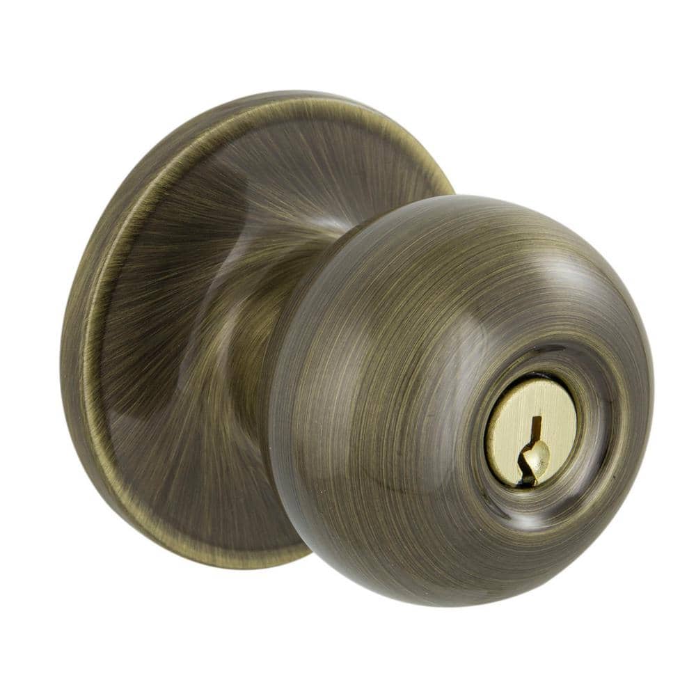 【9/15削除】FortPeat 彼岸 DreamWorld A+Bセット Copper Creek BK2040AB Ball Door Knob, Keyed Entry Function, 1 Pack