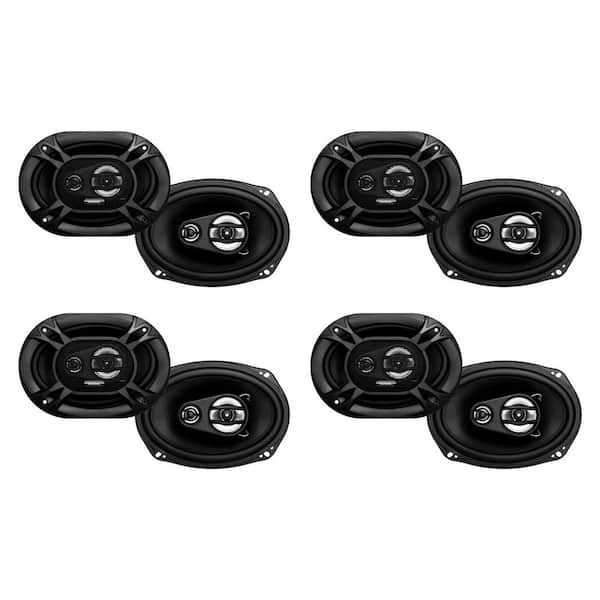 SOUND STORM LABORATORIES 6 in. x 9 in. 3-Way 300-Watt Stereo Speakers (8-Count)