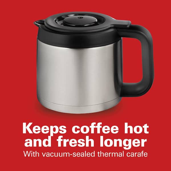Thermal Vacuum Insulated Coffee Carafe Black